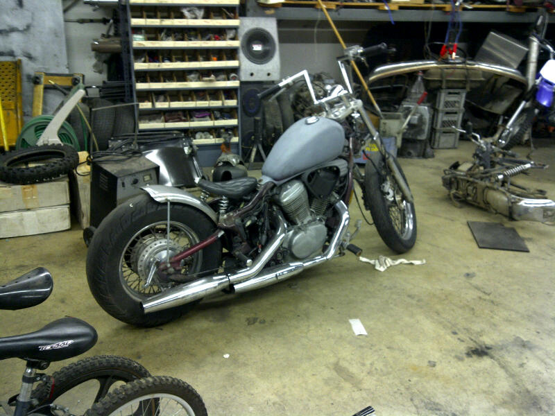 Budget honda bobber #1