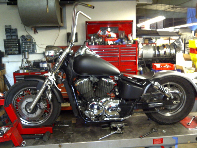 Honda 750 ace bobber #4