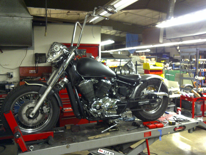 Honda 750 ace bobber #7