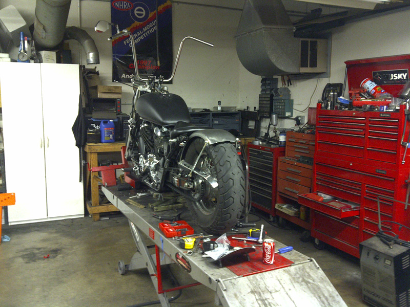 Honda 750 ace bobber