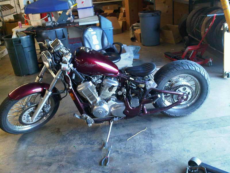 1999 Honda Vlx600 Bobber. This is a 1989 Honda VLX 600.